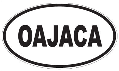 OAJACA - Oval Sticker