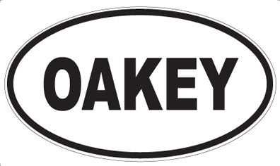 OAKEY - Oval Magnet