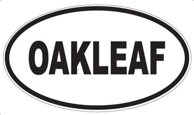 OAKLEAF - Oval Sticker