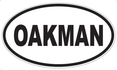 OAKMAN - Oval Magnet