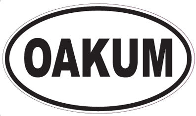 OAKUM - Oval Magnet