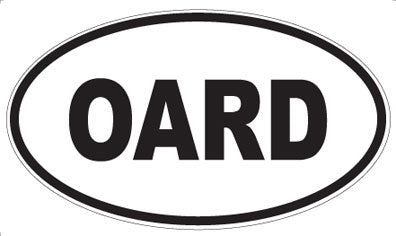 OARD - Oval Sticker