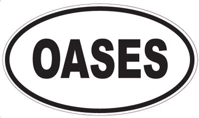 OASES - Oval Sticker