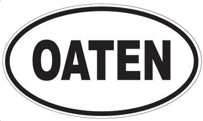 OATEN - Oval Magnet
