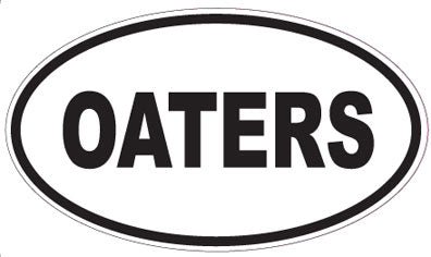 OATERS - Oval Sticker