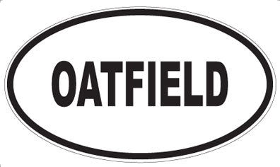 OATFIELD - Oval Sticker