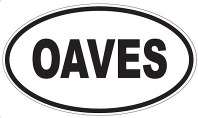 OAVES - Oval Sticker