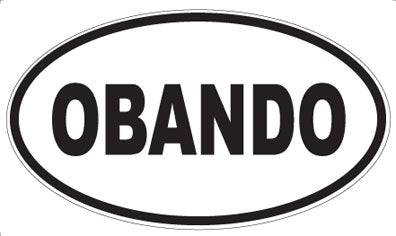 OBANDO - Oval Magnet