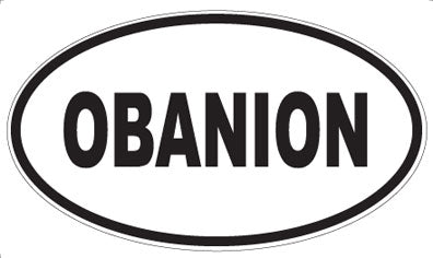 OBANION - Oval Magnet