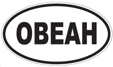 OBEAH - Oval Magnet