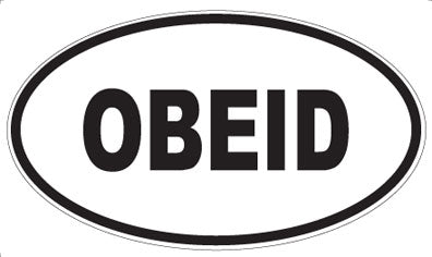 OBEID - Oval Magnet
