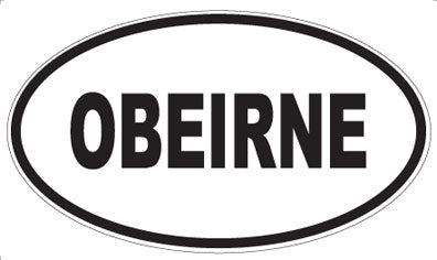 OBEIRNE - Oval Magnet