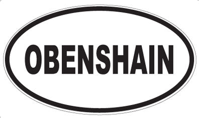 OBENSHAIN - Oval Magnet