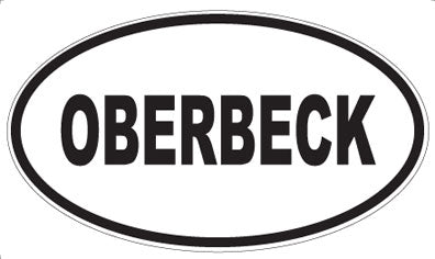OBERBECK - Oval Magnet