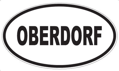 OBERDORF - Oval Magnet