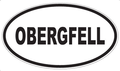 OBERGFELL - Oval Magnet