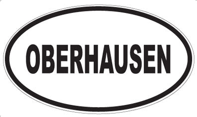 OBERHAUSEN - Oval Sticker