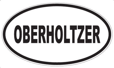 OBERHOLTZER - Oval Magnet