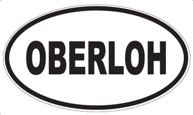 OBERLOH - Oval Sticker