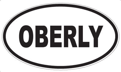 OBERLY - Oval Magnet