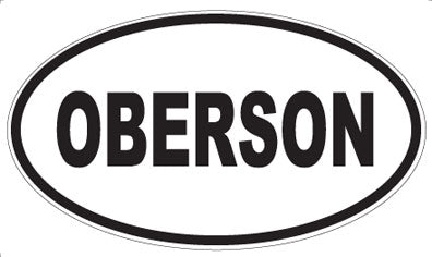 OBERSON - Oval Magnet