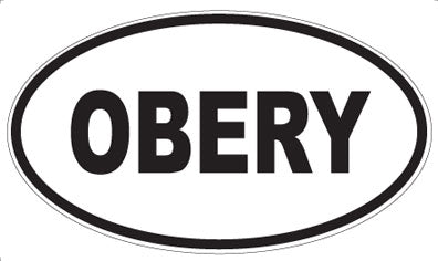 OBERY - Oval Magnet