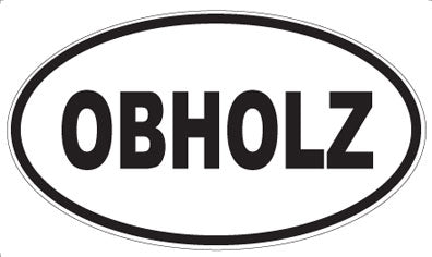 OBHOLZ - Oval Magnet