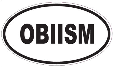 OBIISM - Oval Sticker