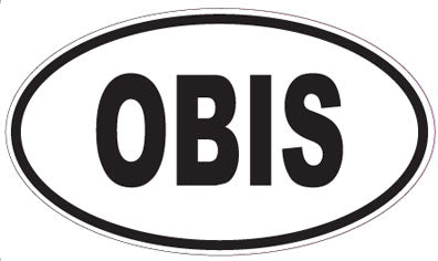 OBIS - Oval Sticker