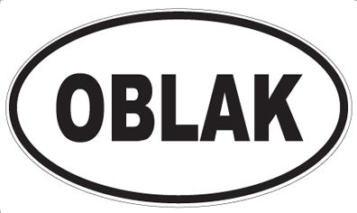 OBLAK - Oval Magnet