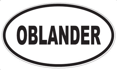 OBLANDER - Oval Magnet