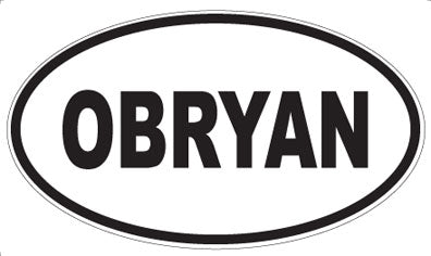OBRYAN - Oval Magnet