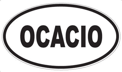 OCACIO - Oval Sticker