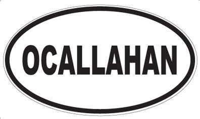 OCALLAHAN - Oval Magnet