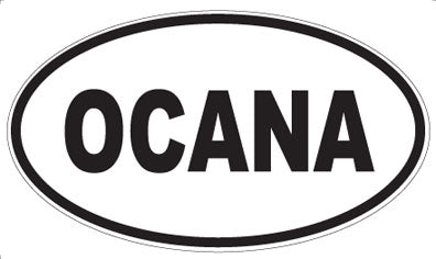 OCANA - Oval Sticker