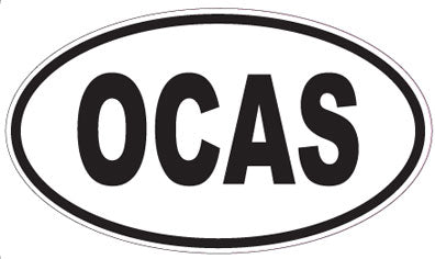 OCAS - Oval Sticker