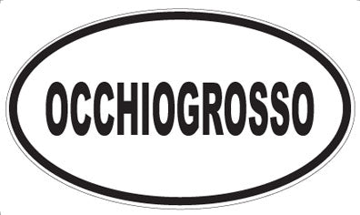 OCCHIOGROSSO - Oval Sticker