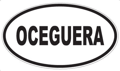 OCEGUERA - Oval Magnet