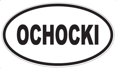 OCHOCKI - Oval Sticker