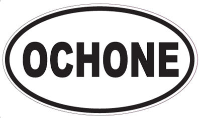 OCHONE - Oval Sticker