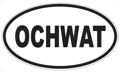 OCHWAT - Oval Sticker