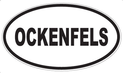 OCKENFELS - Oval Sticker