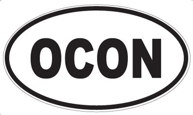 OCON - Oval Sticker