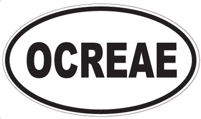 OCREAE - Oval Sticker