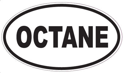 OCTANE - Oval Sticker