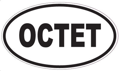 OCTET - Oval Sticker
