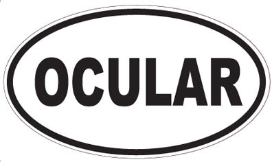OCULAR - Oval Sticker