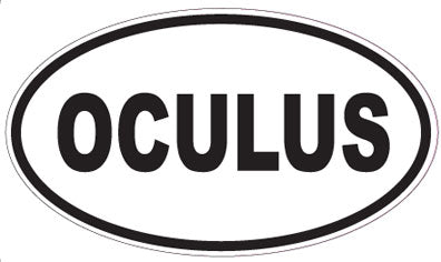 OCULUS - Oval Sticker