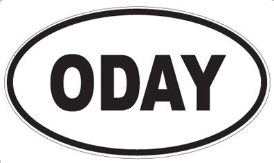 ODAY - Oval Sticker