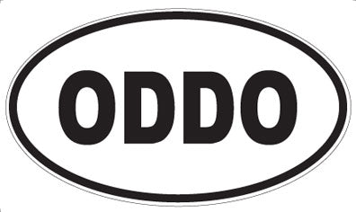 ODDO - Oval Sticker